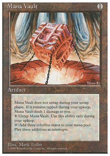 Mtg english mana - vault, medium